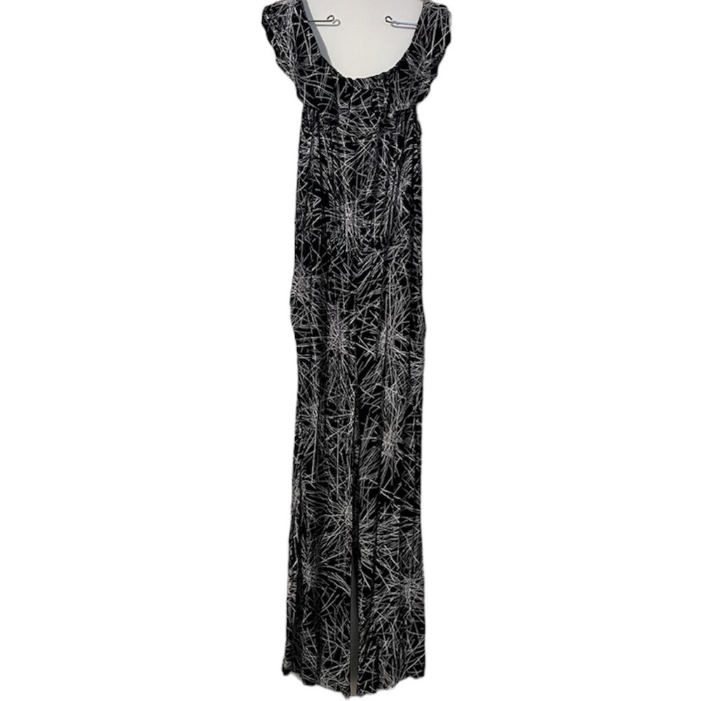 Diane von Furstenberg Adele Off-the-Shoulder Jumpsuit Sz 8 - Picture 2 of 16